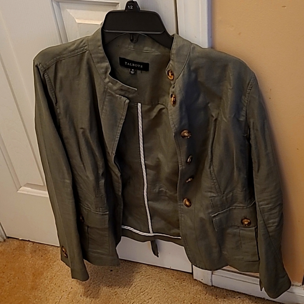 A Green Blazer By Talbots